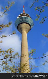 Television Tower in Dusseldorf, Germany.