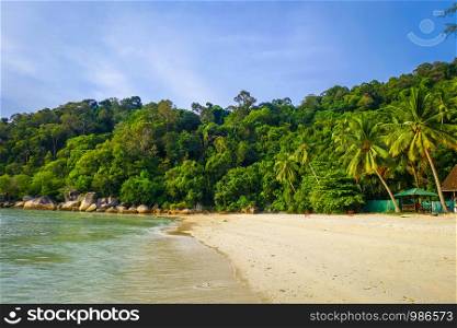 Teluk Pauh paradise beach, Perhentian Islands, Terengganu, Malaysia. Teluk Pauh beach, Perhentian Islands, Terengganu, Malaysia