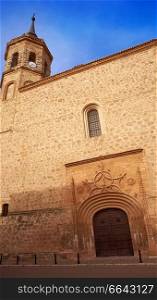 Tembleque church in Toledo at Castile La Mancha on Saint james way