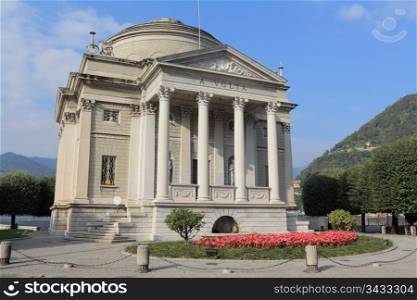 Tempio Voltiano is the most visited museum in Como, Italy. The permanent exhibition is dedicated to the memory of Alessandro Volta