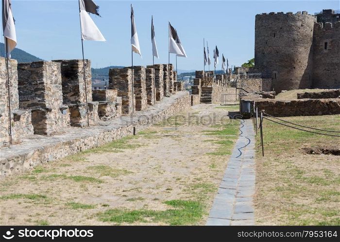 Templar castle located in the province Ponferrada, Leon