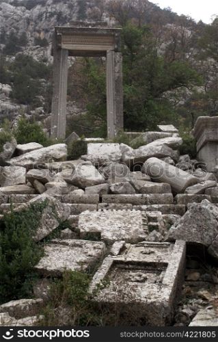 Temple Artemis in Trtmessos near Antalya, Turkey