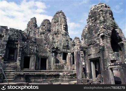 Temple Bayon, Angkor, Cambodia