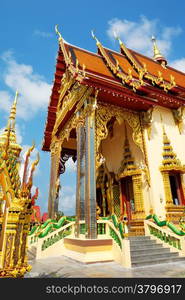 temple complex Wat Plai Laem, Samui island, Thailand