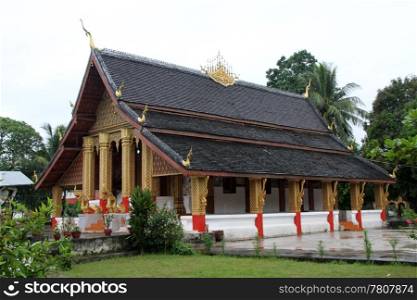 Temple in Wat Hosian in Luang Prabang, Laos
