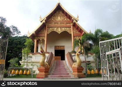 Temple in Wat Phra That Doi Ngam Muang, Chiang Rai, Thailand