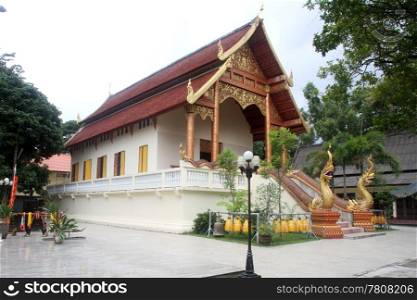 Temple in Wat Phra That Doi Ngam Muang, Chiang Rai, Thailand