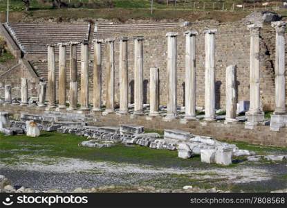 Temple of Asklepios in Asklepion, Bergama, Turkey