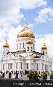 Temple of Christ Our Saviour in Moscow, focus point on center