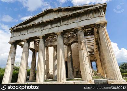 Temple of Hephaestus. The Temple of Hephaestus at the Ancient Agora of Athens, Greece