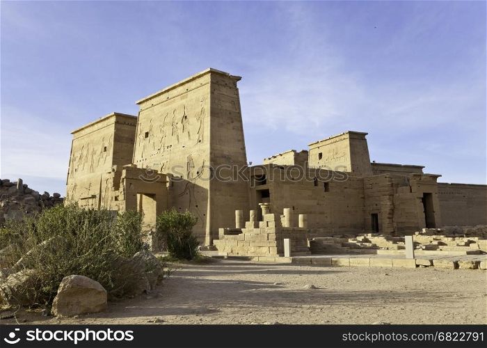 Temple of Isis on Agilika Island, Aswan, Egypt