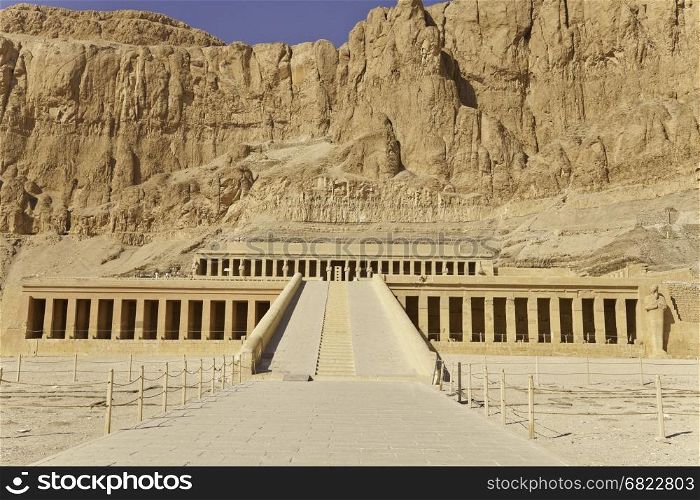 Temple of Pharaoh Hatshepsut in Luxor, Egypt