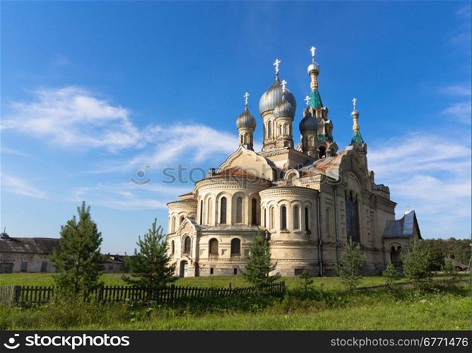 Temple of the Divine Savior of the image in the village Kukoba. Russia