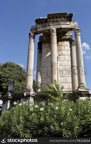 Temple of Vesta in the Roman Forum, Rome, Italy