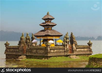 temple Ulun Danu on lake Beratan, Bali,Indonesia