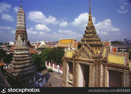 Temples in a city, Wat Arun, Bangkok, Thailand