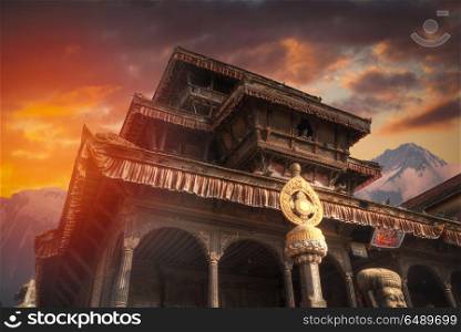 Temples of Durbar Square in Bhaktapur, Kathmandu valey, Nepal.. Durbar Square in Bhaktapur