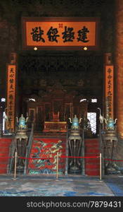 Temples of the Forbidden City in Beijing China