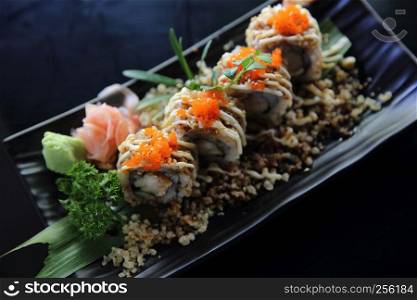 tempura prawn maki sushi