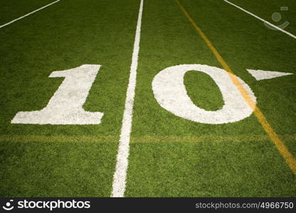 Ten yard line