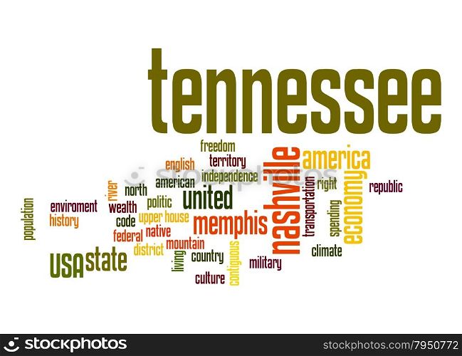 Tennessee word cloud