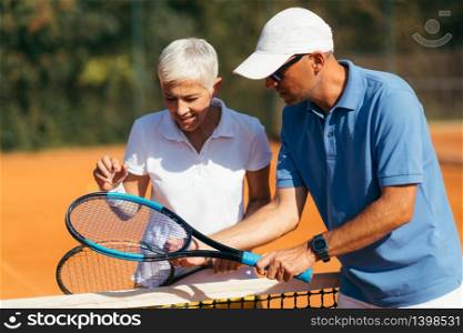 Tennis Activity Class for Senior People