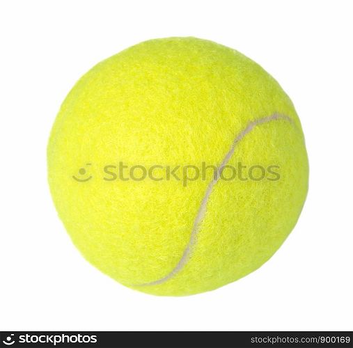 Tennis ball isolated on white background. Tennis ball