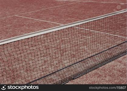 Tennis Court Net Close up