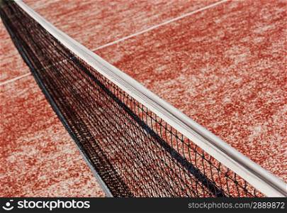 Tennis Court Net Close up
