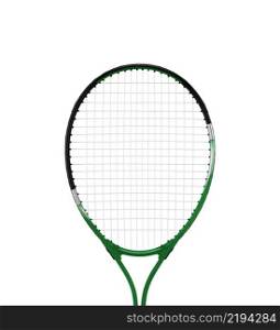 Tennis racket, isolated on white background. Tennis racket