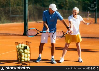 Tennis Training for Senior People