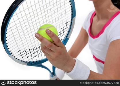Tenniswoman.