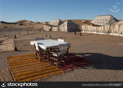 Tents at Erg Chigaga Luxury Desert Camp in Sahara Desert, Souss-Massa-Draa, Morocco