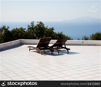 Terrace on Naples Gulf: two seats with a wonderful view