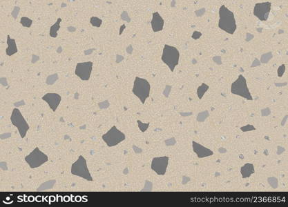 Terrazzo flooring pattern. Texture classic floor in Venetian style natural stone. Modern minimalistic floor tile for interior decoration. Trendy Terrazzo abstract