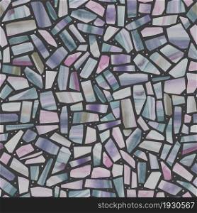 Terrazzo. Watercolor texture of stone. Seamless pattern.