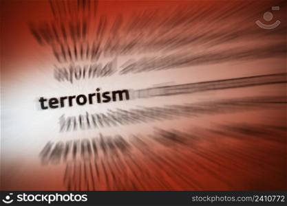 Terrorism is the use of violence and intimidation in the pursuit of political aims.