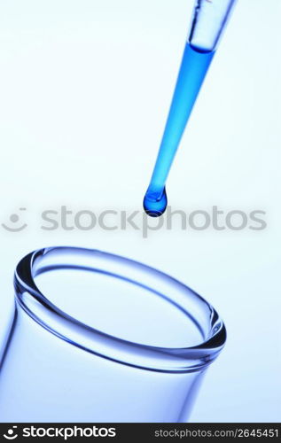 Test tube and Syringe