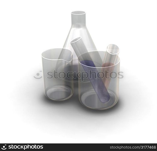 Test tubes and flasks
