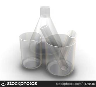 Test tubes and flasks