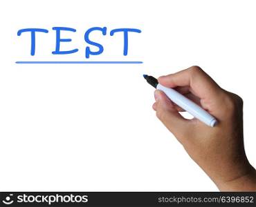 Test Word Meaning Examination Assessment And Mark