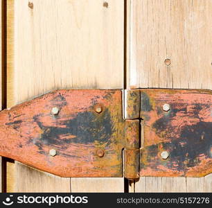 texture and abstract background line in oman old antique door