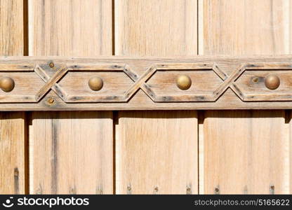 texture and abstract background line in oman old antique door