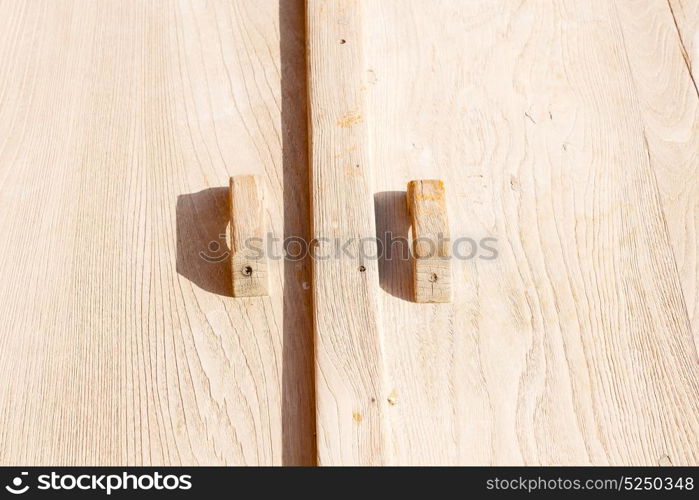 texture and abstract background line in oman old antique door