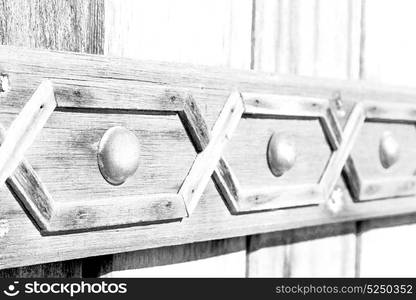 texture and abstract background line in oman old antique door