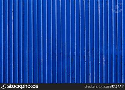 texture and background concept - old blue painted metal ribbed surface. old blue painted metal ribbed surface