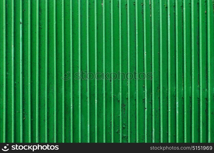 texture and background concept - old green painted metal ribbed surface. old green painted metal ribbed surface