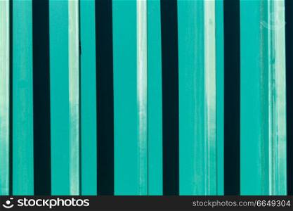 texture and background concept - turquoise ribbed surface. ribbed turquoise surface