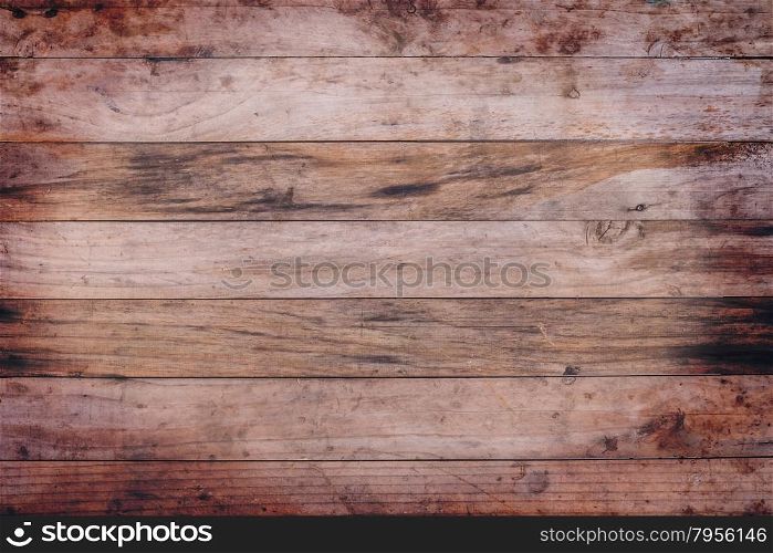 Texture and background of brown old log wall use as background