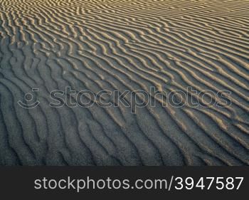 texture and pattern of a sand dune in Great Sand Dunes National Park, Colorado